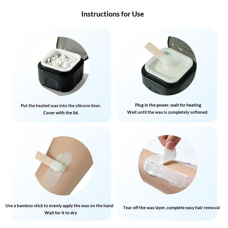 Hair Care Kit - Mini Scaldacera con Ciotola in Silicone