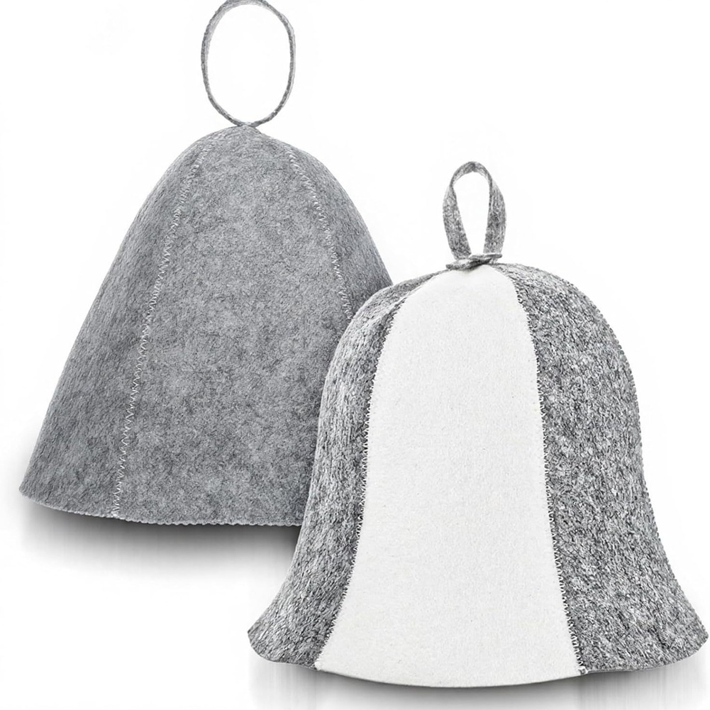 Hair Care Daily Routine - Cappello da sauna grigio per la