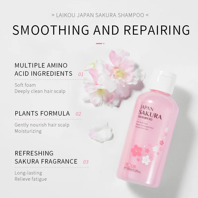 LAIKOU Giappone Sakura Shampoo - Hair Care Organic recensione e prezzo